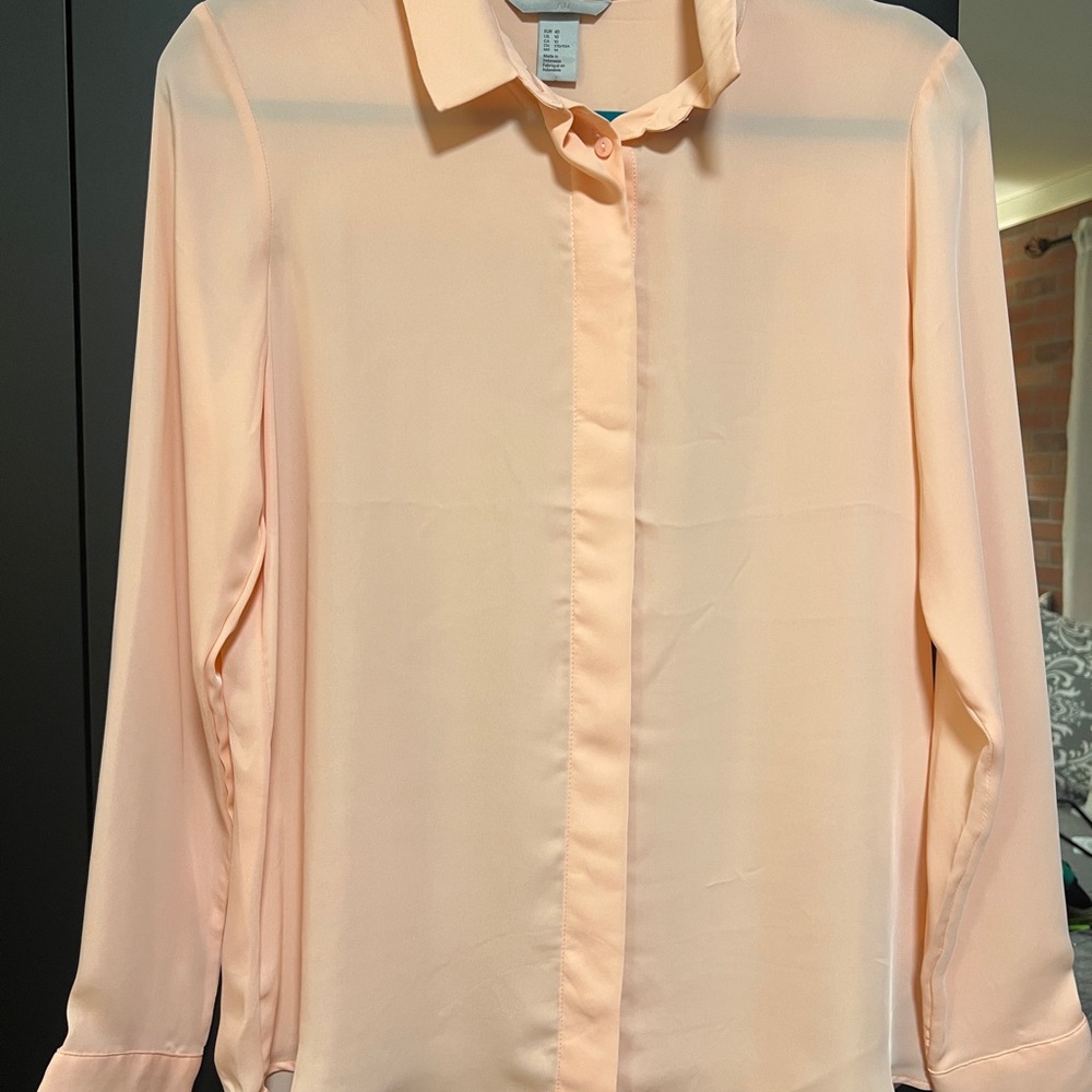 H&M Peach Blouse